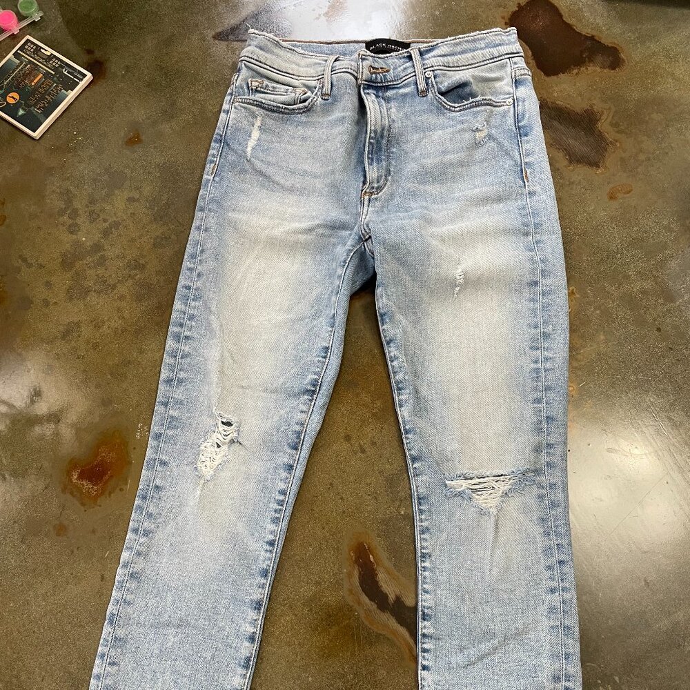 Black Orchid Ripped Skinny Jean Size 26